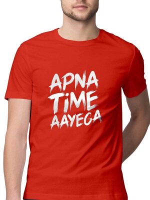 Apna Time Ayega T-Shirt for Men - COPYCATZ
