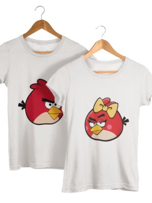 Angry Bird Couple T-Shirt - COPYCATZ