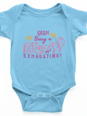thelegalgang,Being a princess is exhausting  Rompers for Babies,.