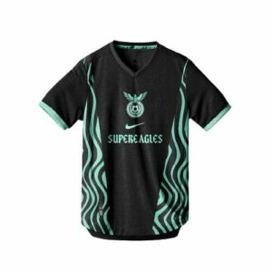 Custom Football Jersey - Nigeria Super Eagles Concept Green Black Jersey Limited Edition