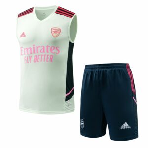 Arsenal green color sleeveless jersey with shorts