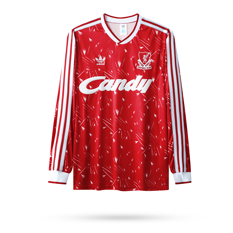 Liverpool Home Retro Full Sleeve 1989/1991 Jersey