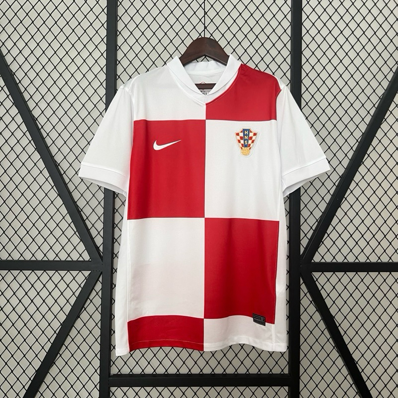 Croatia Home 2024-25 Euro Jersey Player version COPYCATZ