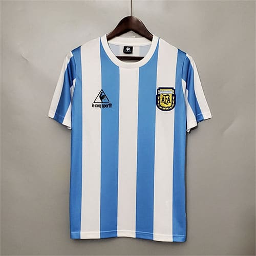 Argentina 1986 Shirt Le Coq Sportif Argentina Home 1986 Retro