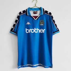 Man city home 1997-99 kappa brother retro jersey