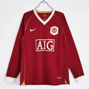 Manchester United Home 2006-07 Retro Full Sleeve Jersey