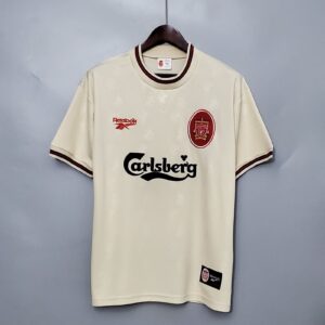 liverpool 1996:97 away cream retro Jersey