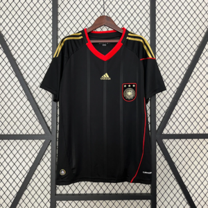 Germany Away 2010 Black Retro Football Jersey