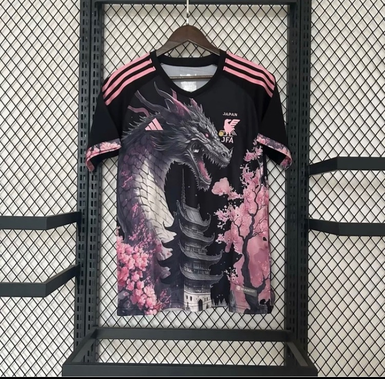 Japan Dragon Pink Special Edition Football Jersey Copycatz