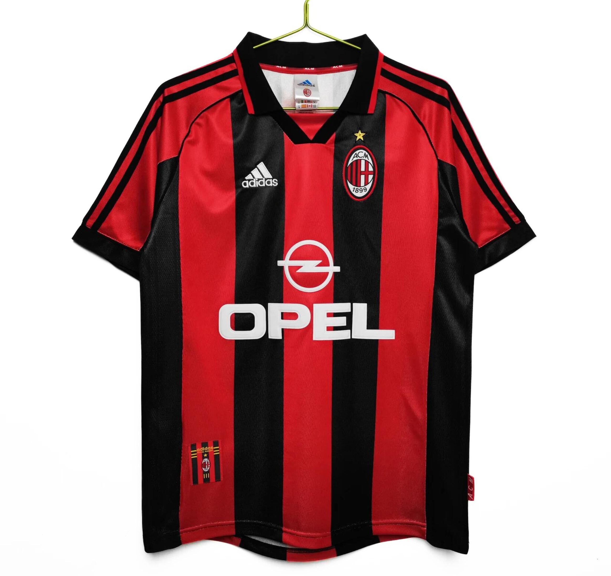 Ac Milan Original Retro Football Shirts AC Milan Home 1998-99
