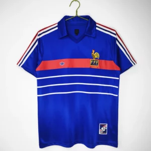 France 1984-85 home retro football jersey