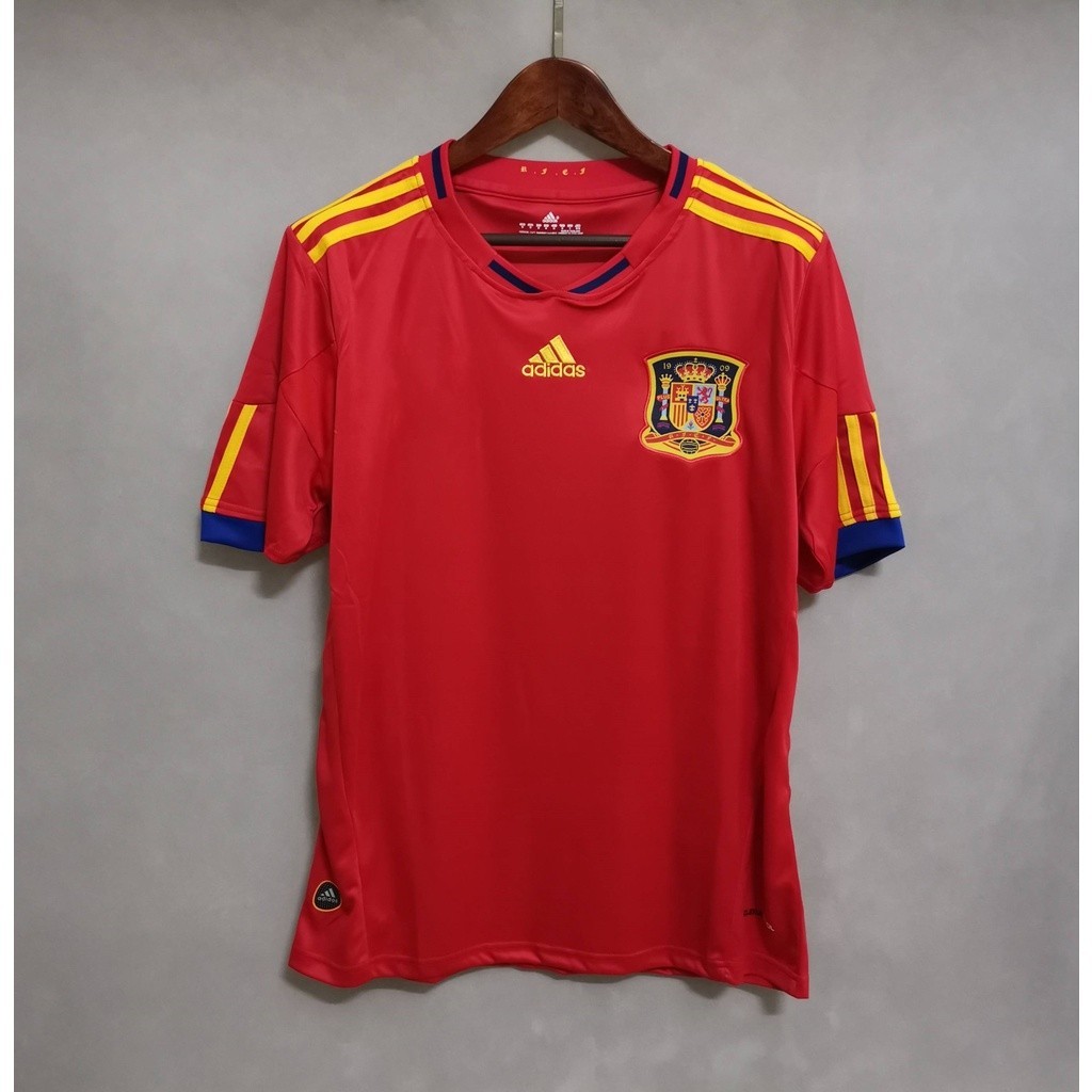 Spain 2010 Home Retro Football Jersey