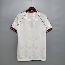 manchester united Third 1991 football retro jersey back