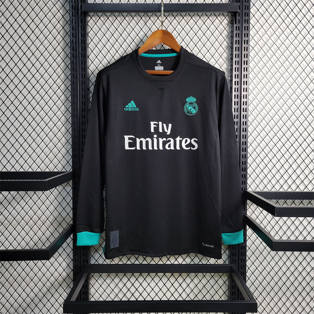 Real Madrid Away 2017-18 Full Sleeve Retro Jersey in India