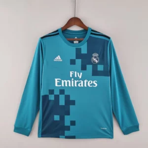 real madrid 2017:18 third full sleeve retro jersey