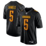 Jayden Daniels Carbon Black Washington Commanders Fashion Jersey