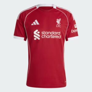 liverpool FC home 2025:26 jersey