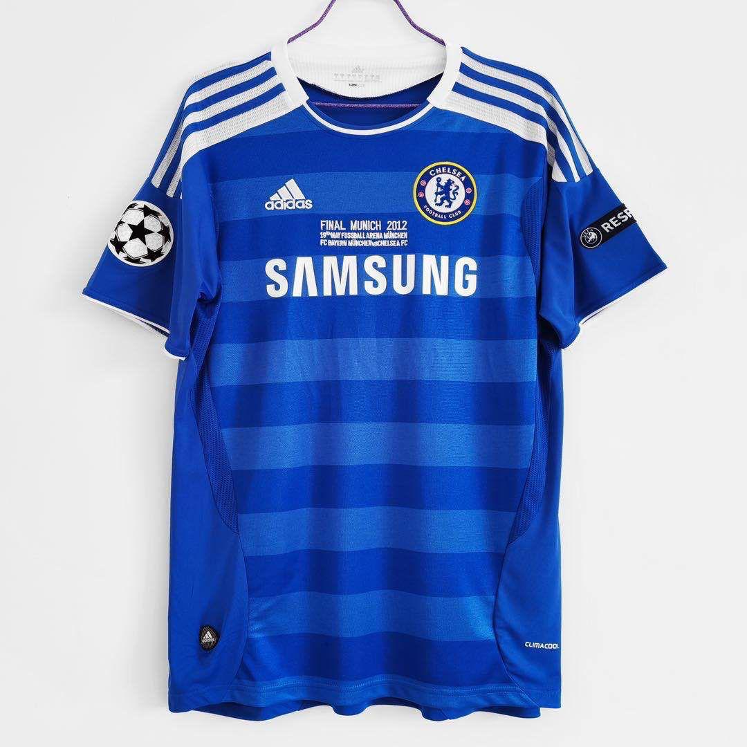 Chelsea Home 2012 Retro Jersey – Champions League Final Edition