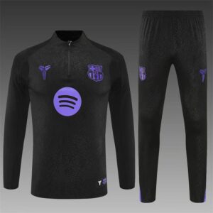 barcelona black training suit 2025:26