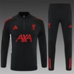 Liverpool Black Training Suit 2025–26